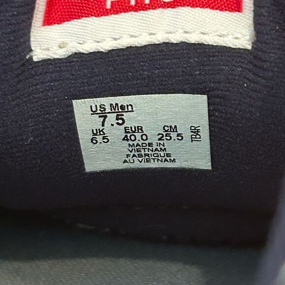 Vans Blue Floral Ultracush Pro Sneakers Size M 7.5. W 9 - Picture 10 of 11